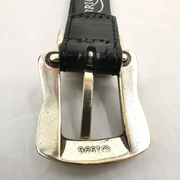 Brighton Vtg Women's Medium Silver Tone Bow Belt - Picture 13 of 13